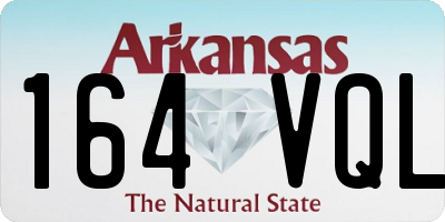 AR license plate 164VQL