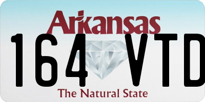 AR license plate 164VTD