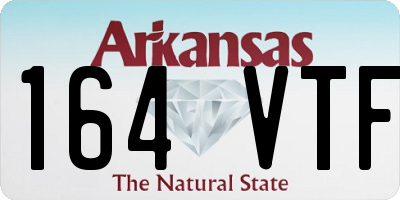AR license plate 164VTF