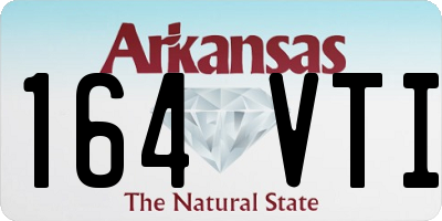 AR license plate 164VTI