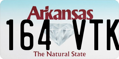 AR license plate 164VTK