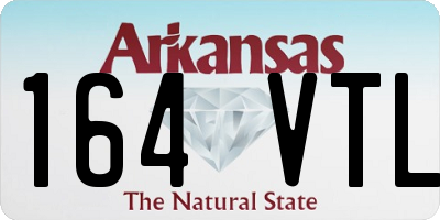 AR license plate 164VTL