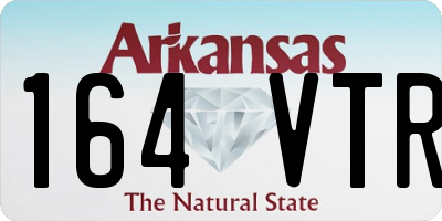 AR license plate 164VTR