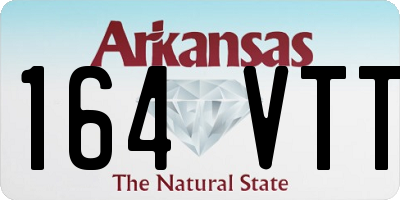 AR license plate 164VTT