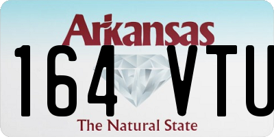 AR license plate 164VTU