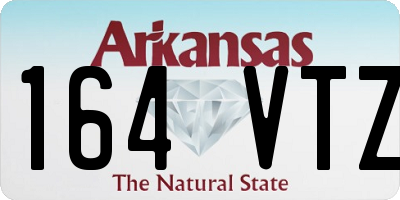 AR license plate 164VTZ