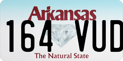 AR license plate 164VUD