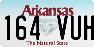 AR license plate 164VUH