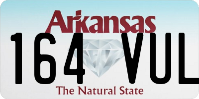 AR license plate 164VUL