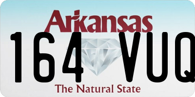 AR license plate 164VUQ