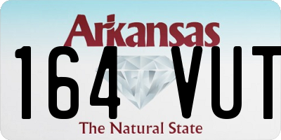 AR license plate 164VUT
