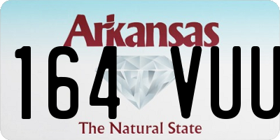 AR license plate 164VUU