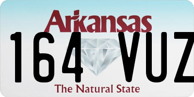 AR license plate 164VUZ