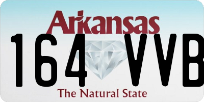 AR license plate 164VVB