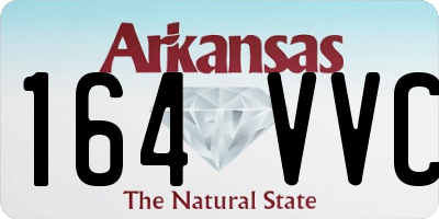 AR license plate 164VVC