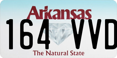 AR license plate 164VVD