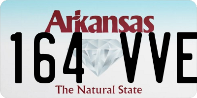 AR license plate 164VVE