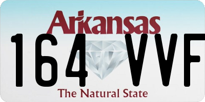 AR license plate 164VVF