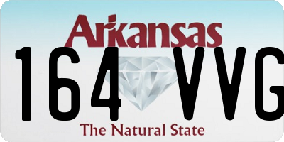 AR license plate 164VVG