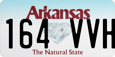 AR license plate 164VVH