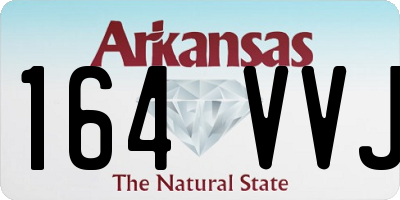 AR license plate 164VVJ