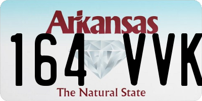 AR license plate 164VVK