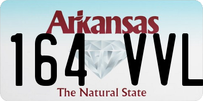 AR license plate 164VVL
