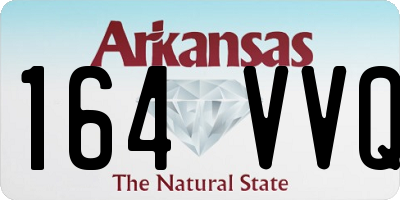 AR license plate 164VVQ