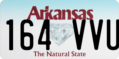 AR license plate 164VVU
