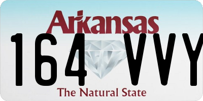 AR license plate 164VVY
