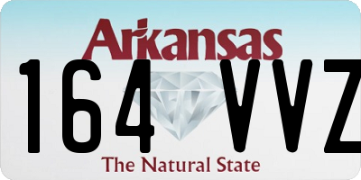 AR license plate 164VVZ