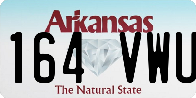 AR license plate 164VWU