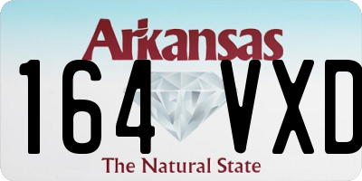 AR license plate 164VXD