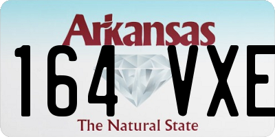 AR license plate 164VXE