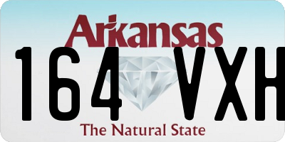 AR license plate 164VXH