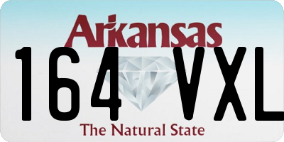 AR license plate 164VXL