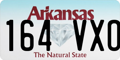 AR license plate 164VXO