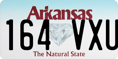 AR license plate 164VXU