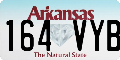 AR license plate 164VYB