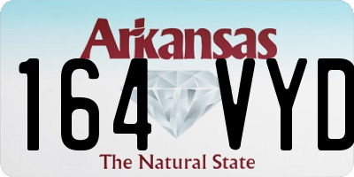 AR license plate 164VYD