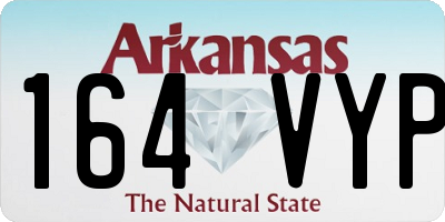 AR license plate 164VYP