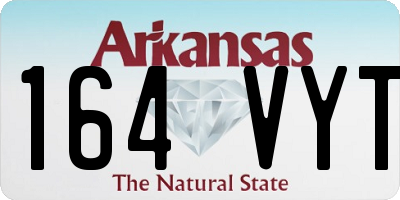 AR license plate 164VYT