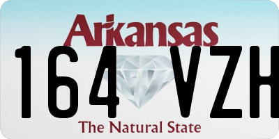 AR license plate 164VZH