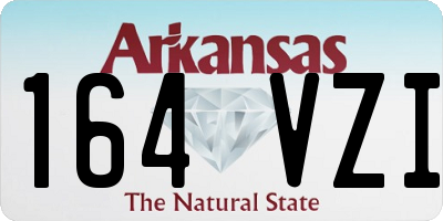 AR license plate 164VZI