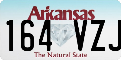 AR license plate 164VZJ
