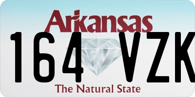 AR license plate 164VZK