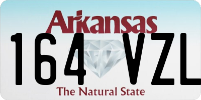 AR license plate 164VZL