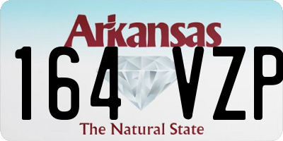 AR license plate 164VZP