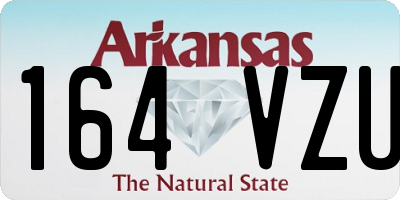 AR license plate 164VZU