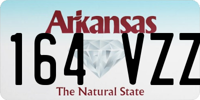 AR license plate 164VZZ